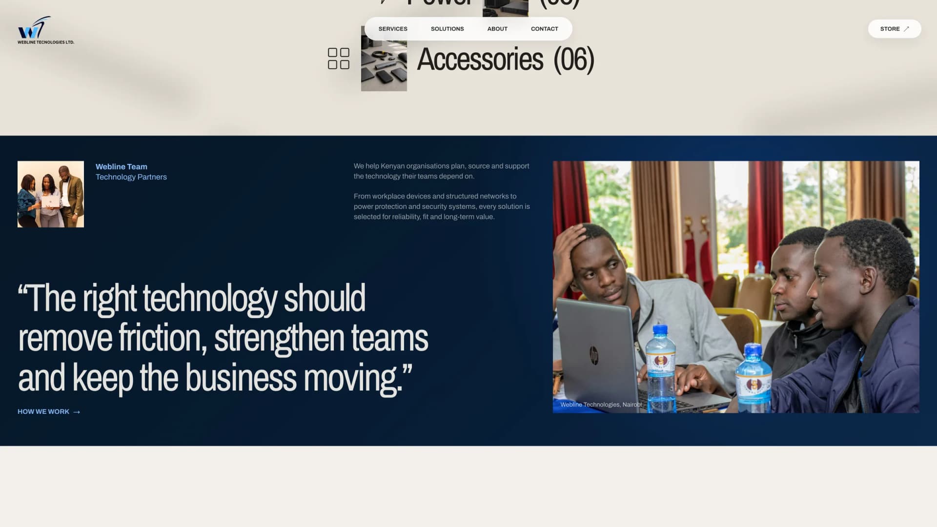 Leadership quote section